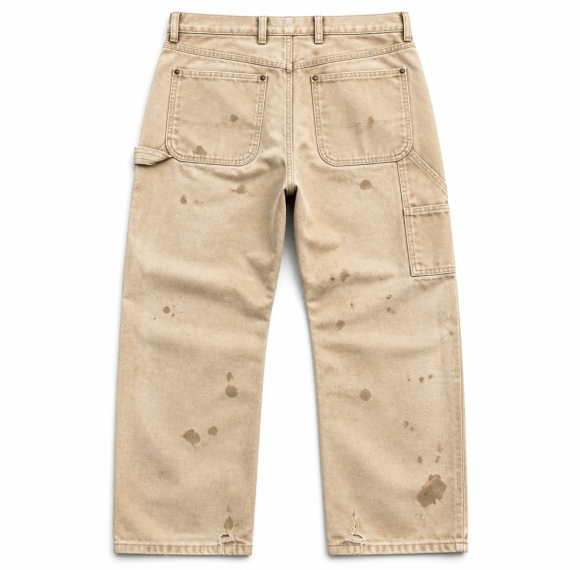 Custom Heavy Duck Canvas Double Knee Work Pants