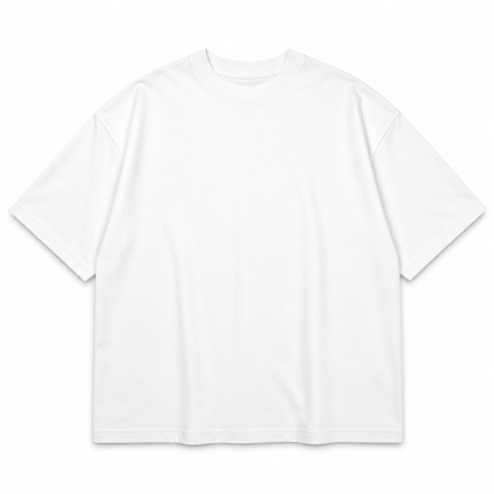 Custom Plain Cropped Boxy Oversized T-Shirt