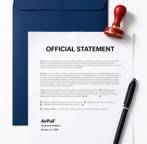Official Statement on AirPull® Trademark Ownership and Authorized Channels