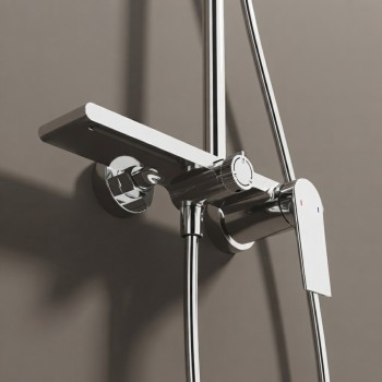 Wholesale Brass Rain Shower System with Waterfall Outlet for Hotel Bathrooms