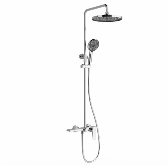 Wholesale Brass Rain Shower System with Waterfall Outlet for Hotel Bathrooms