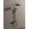 Minimalist Black Design | Black | Exposed Shower System | Supplier for Bathroom Projects