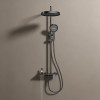 Minimalist Black Design | Black | Exposed Shower System | Supplier for Bathroom Projects