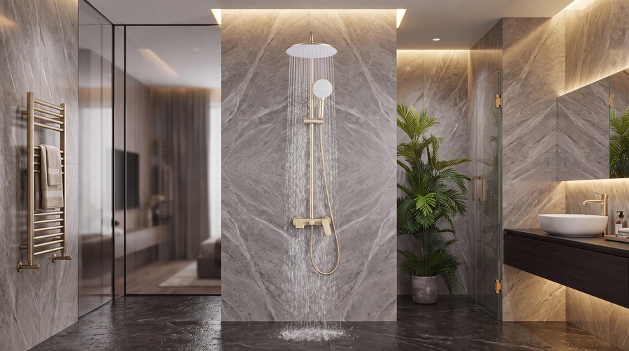 Three-Function Shower Experience