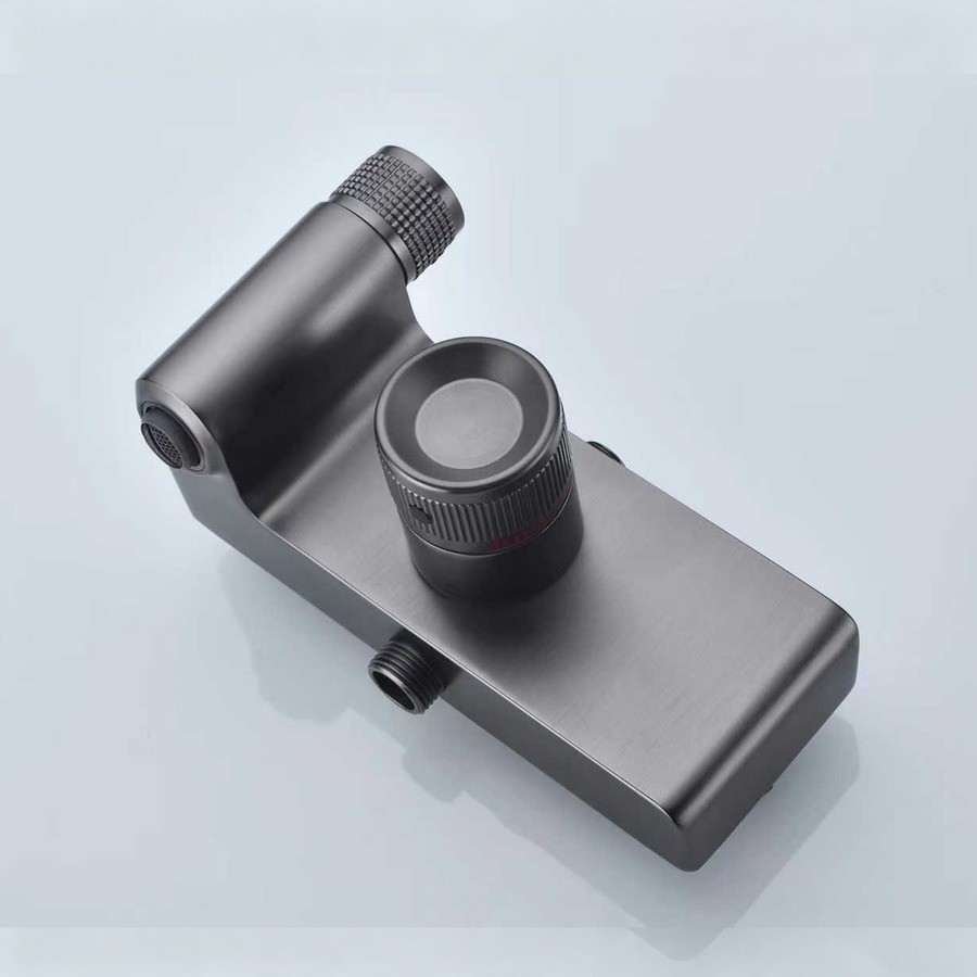 Durable Brass Construction With Gun Gray Finish