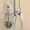 4-Way Chrome Exposed Shower System with Bidet Sprayer | Wholesale Supplier for Bathrooms