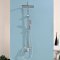 Chrome Exposed Shower System with Bottom Spout | Home and Hotel Projects Supplier