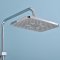 Chrome Exposed Shower System with Bottom Spout | Home and Hotel Projects Supplier