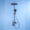 Grey 4-Way Exposed Shower System with Digital Display and Piano Keys | Wholesale Supplier