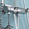 Chrome 4-Way Exposed Shower System with Piano Button Control Wholesale Supplier