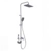 4-Way Chrome Exposed Shower System with Bidet Sprayer | Wholesale Supplier for Bathrooms