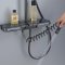 Grey Waterfall Shower System with Glass Shelf and Multi-Spray Handheld Wholesale Supplier