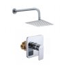 Chrome Single-Function Concealed Shower System Supplier for Bathroom Projects