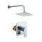 Chrome Single-Function Concealed Shower System Supplier for Bathroom Projects