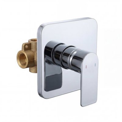 Chrome Single-Function Concealed Shower System Supplier for Bathroom Projects