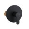 Matte Black Concealed Shower System Supplier with Single Lever Mixer Valve