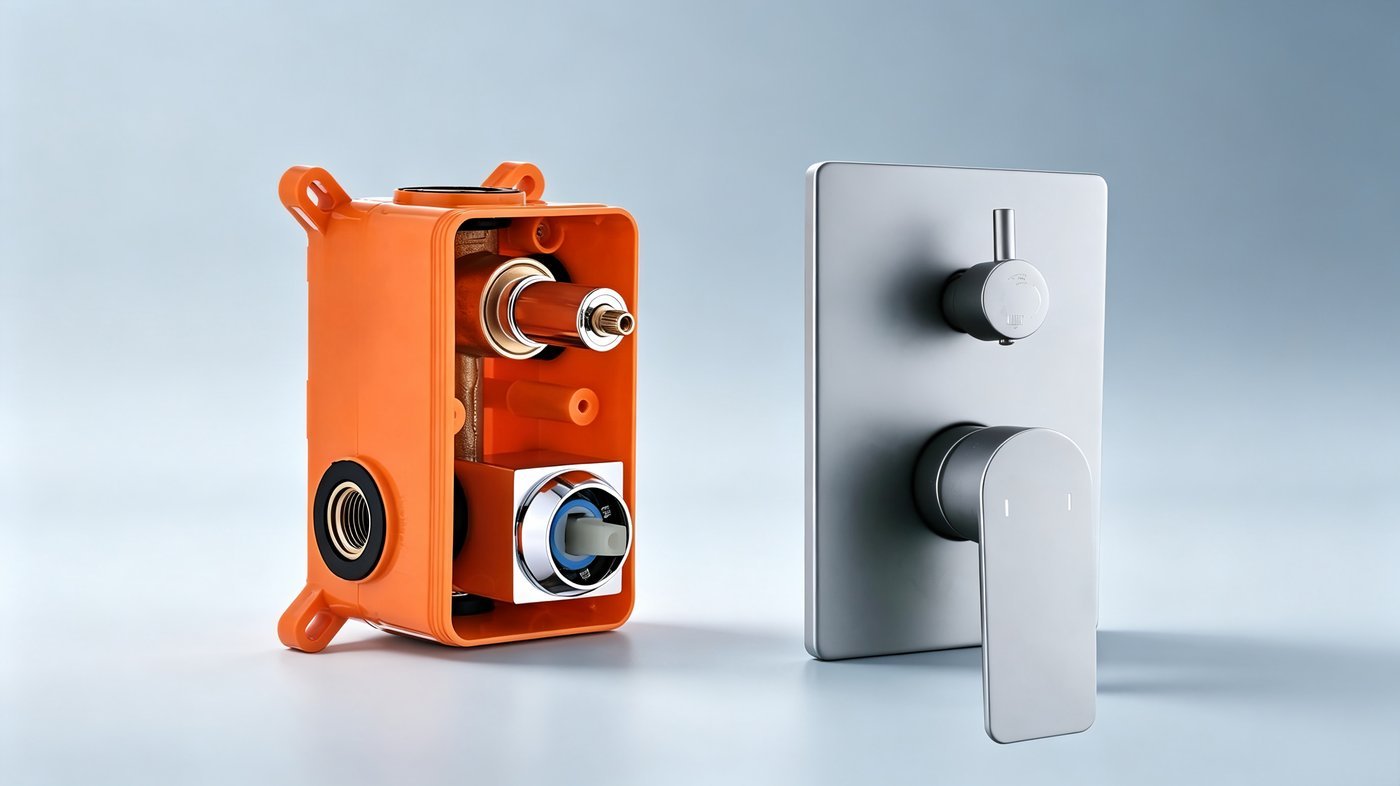 Rough-in Box That Protects the Valve Core