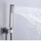 Grey 3-Way Concealed Shower System Supplier with Hand Shower and Water Outlet