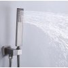 Grey 3-Way Concealed Shower System Supplier with Hand Shower and Water Outlet