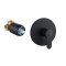 Matte Black Concealed Shower System Supplier with Single Lever Mixer Valve