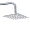 Chrome Dual-Function Concealed Shower System Supplier with Rain Head and Hand Shower