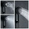Matte Black Thermostatic Concealed Shower System Manufacturer with 3 Functions