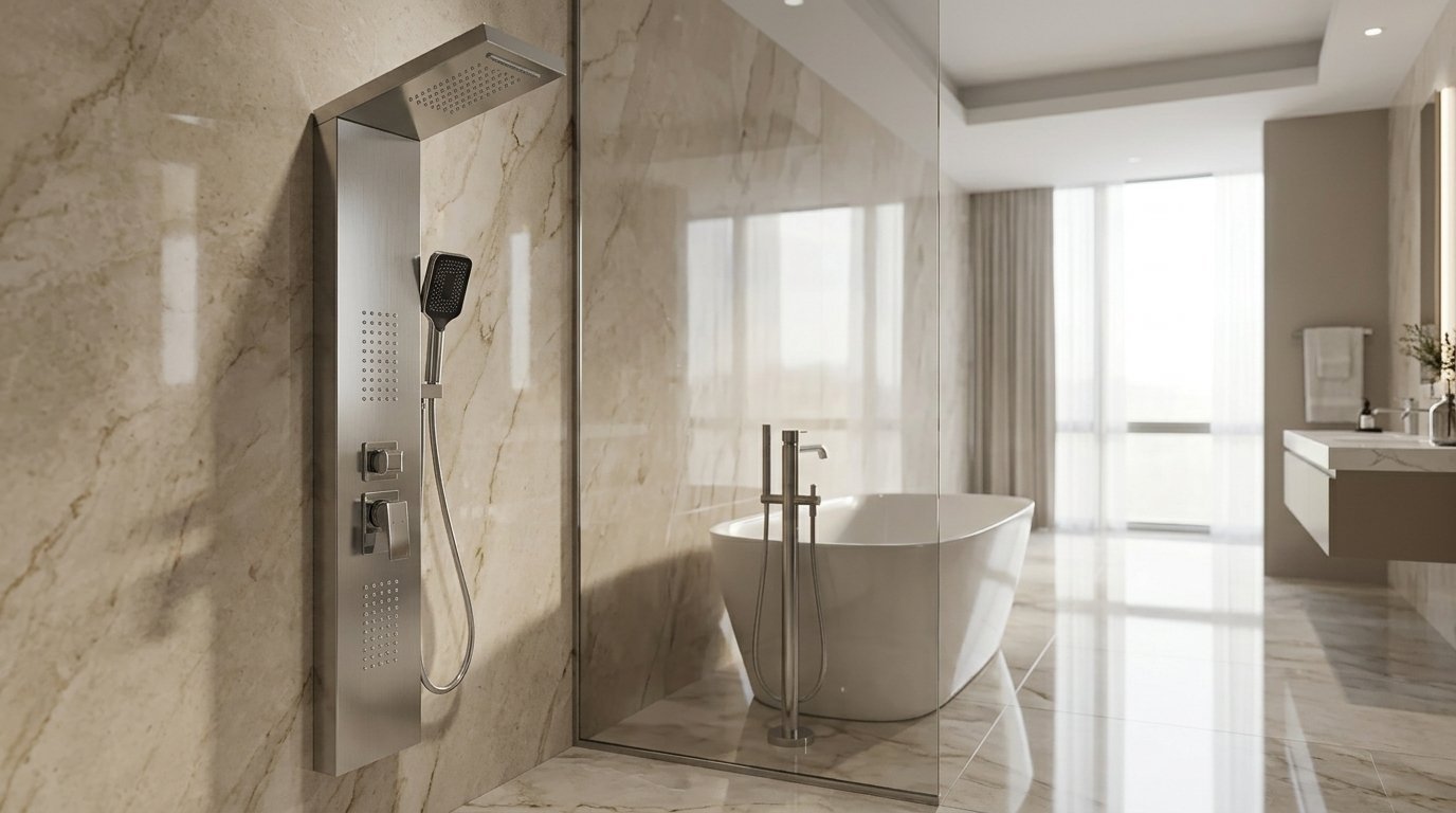 4-Function Rotary Diverter with Single-Handle Mixing