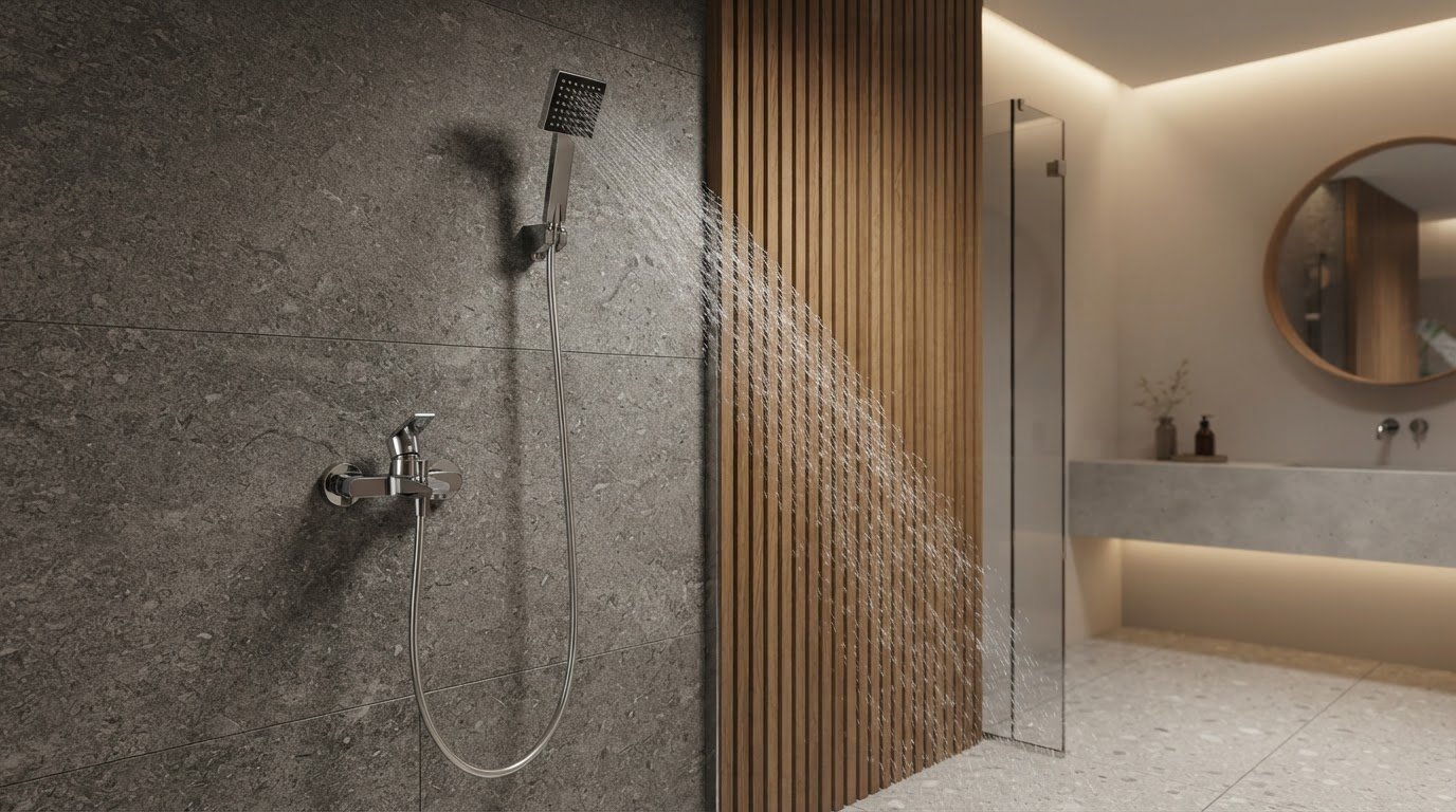 Compact Wall-Mounted Design for Small Bathrooms