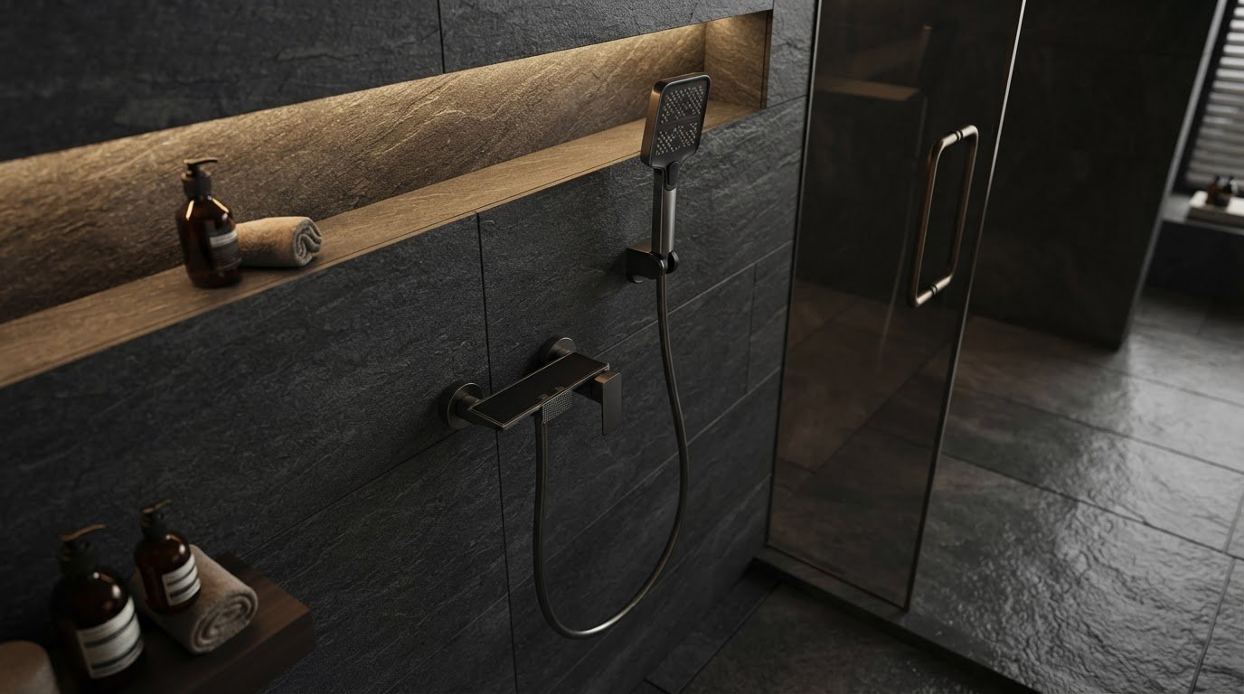 Ergonomic ABS Hand Shower with Two Modes