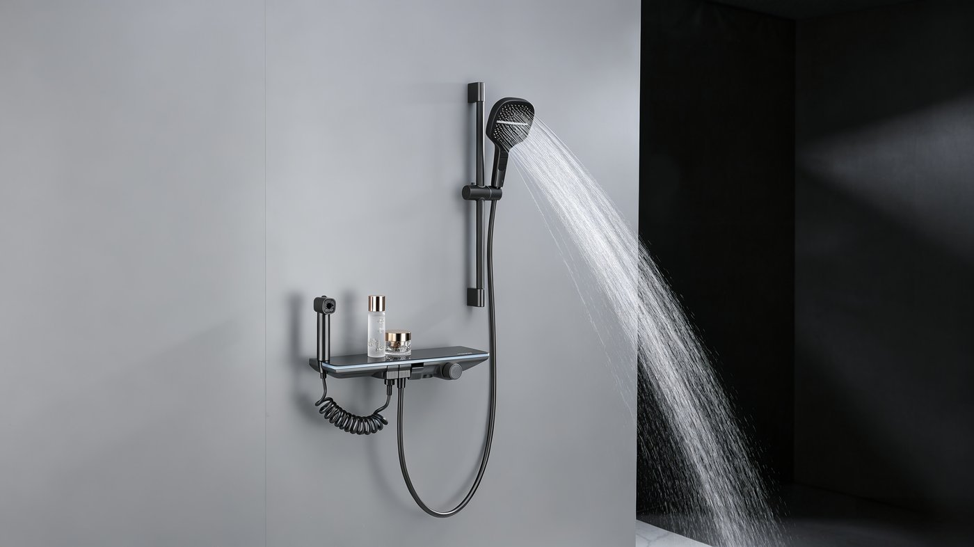 PPR Anti-Scald Shell with Brass Waterway
