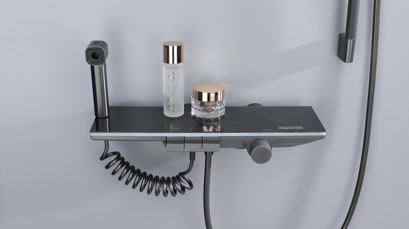 Three-Button Piano Control with Waterfall Outlet