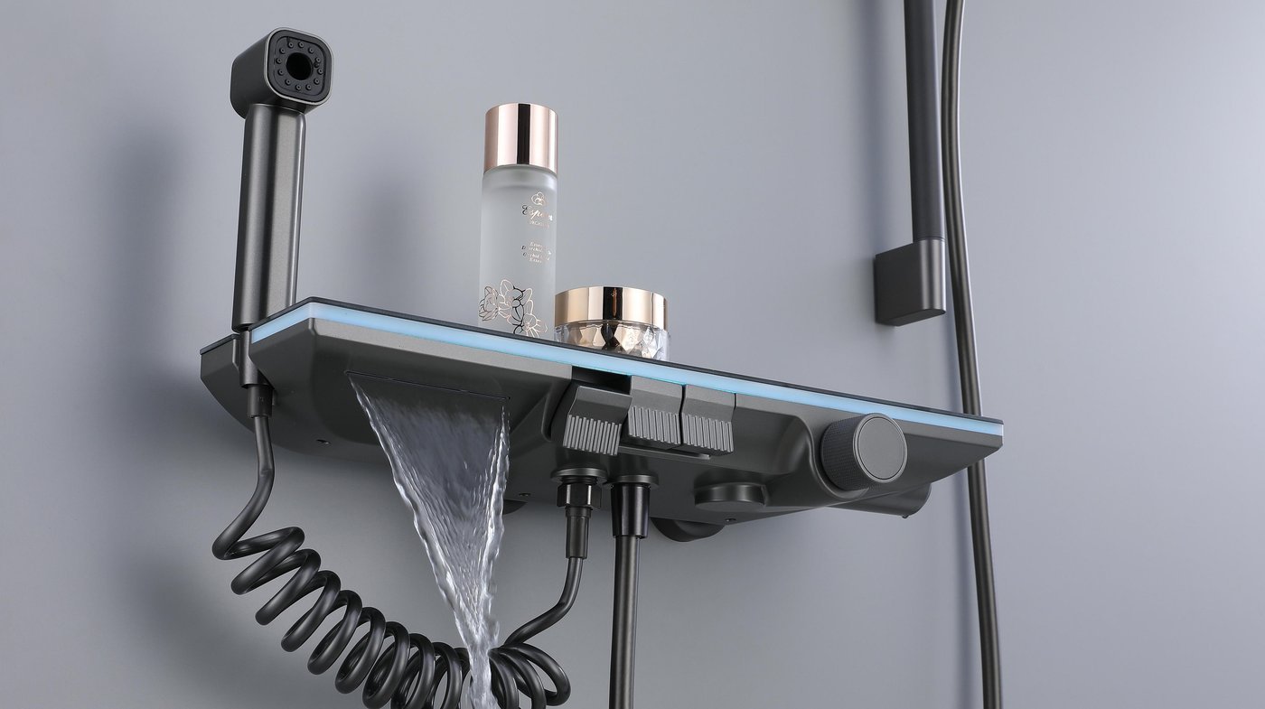 Adjustable Riser Rail with Dual-Mode Spray Gun