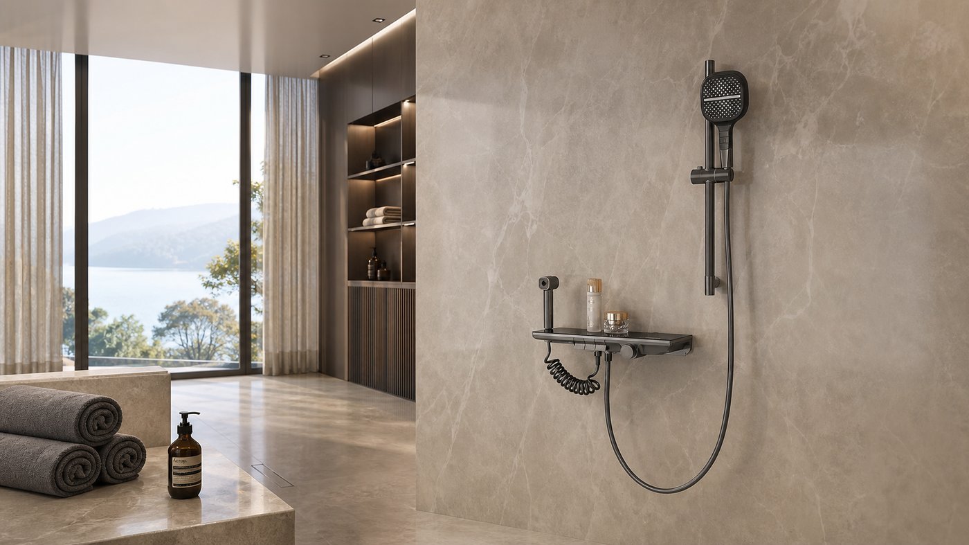 Gunmetal Grey Valve with Nano Surface Coating