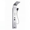 Chrome Multi-Function Shower Panel Wholesale Supplier with Rainfall and Body Jets