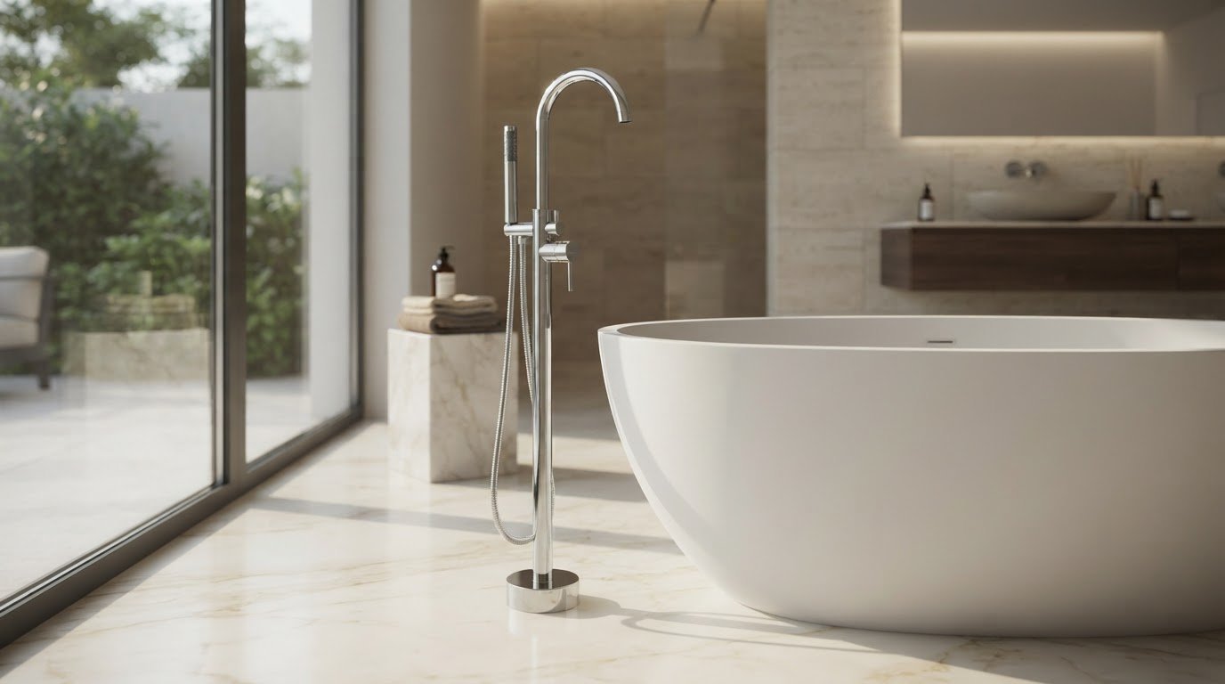 High-Arc Gooseneck Spout for Fast Filling