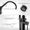 Matte Black Freestanding Bathtub Faucet Supplier with Handheld Spray for Modern Bathrooms