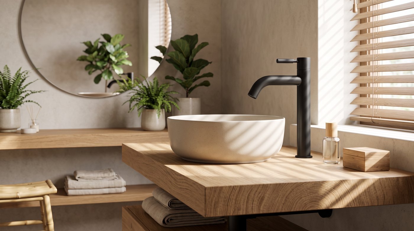 Curved Spout with Softening Honeycomb Aerator