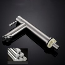 Brushed Nickel Elevated Basin Tap Wholesale Supplier with Forged One-Piece Body