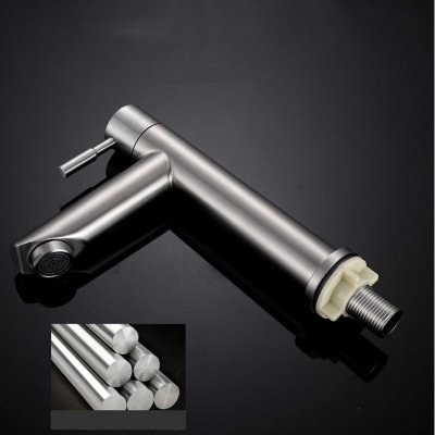 Brushed Nickel Elevated Basin Tap Wholesale Supplier with Forged One-Piece Body