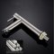 Brushed Nickel Elevated Basin Tap Wholesale Supplier with Forged One-Piece Body