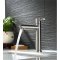 Brushed Nickel Elevated Basin Tap Wholesale Supplier with Forged One-Piece Body