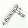Brushed Nickel Elevated Basin Tap Wholesale Supplier with Forged One-Piece Body