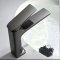 Grey Basin Faucet Supplier with Curved Body and Single Lever Mixer