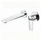 Chrome Wall Mounted Basin Faucet Supplier with Concealed Brass Waterway