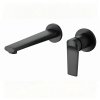 Matte Black Wall Mounted Basin Faucet Supplier for Commercial Bathrooms