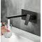 Matte Black Wall Mounted Basin Faucet Supplier with Concealed Pre-Embedded Box