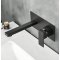 Matte Black Wall Mounted Basin Faucet Supplier with Concealed Pre-Embedded Box