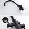 Matte Black Freestanding Bathtub Faucet Supplier with Handheld Spray for Modern Bathrooms