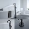 Matte Black Freestanding Bathtub Faucet Supplier with Handheld Spray for Modern Bathrooms
