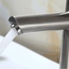 Brushed Nickel Elevated Basin Tap Wholesale Supplier with Forged One-Piece Body
